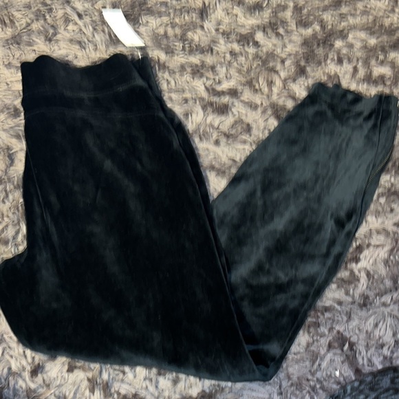 Athleta Velvet Joggers like new condition size Small black - Picture 4 of 7